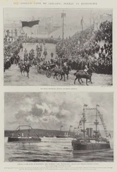 Het Bezoek van de Koningin aan Ierland, Scènes in Kingstown